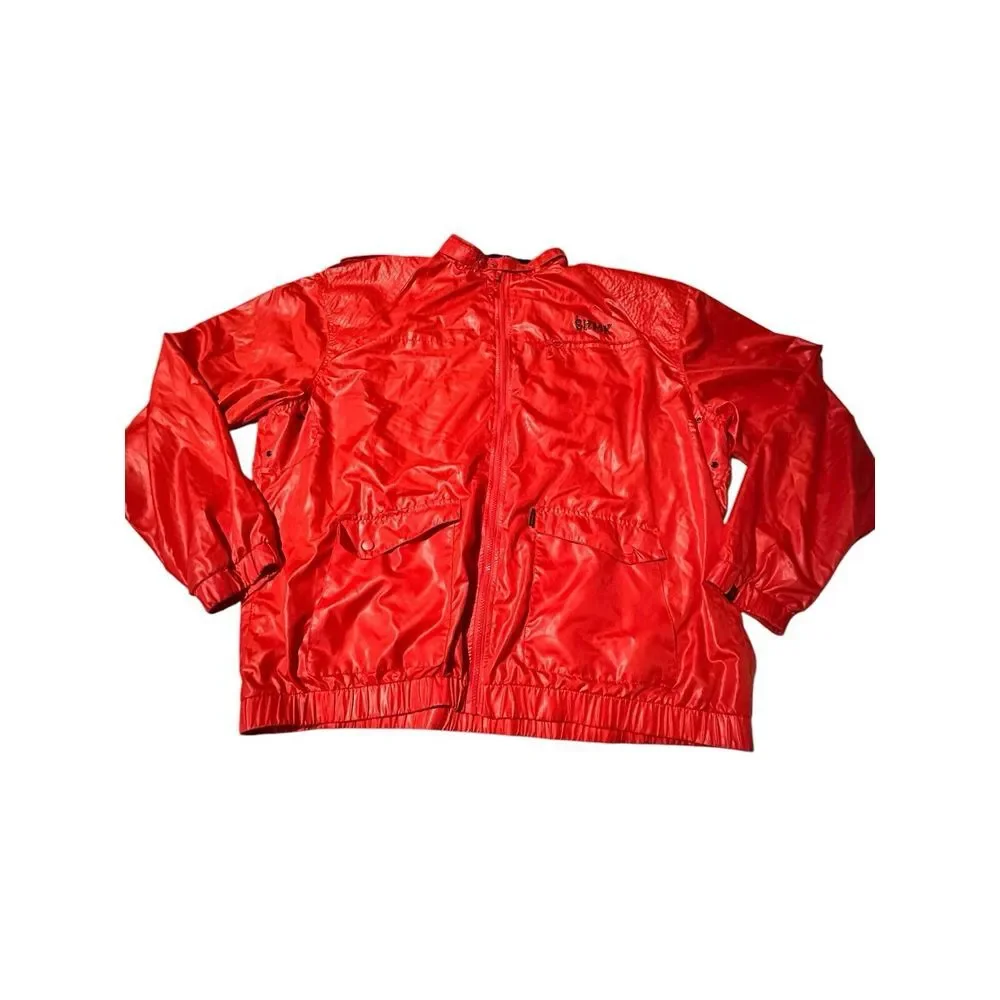 SHMACK LVY League Jacket Men's Size ~4XL In Chinese Red Nylon SHMK Skater #N11-6